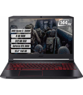 Acer Nitro 5 AN515-45-R423 AMD Ryzen 5 5600H 8GB 512GB Nvidia GeForce RTX 3050 (4GB) 15.6″ FreeDos Siyah