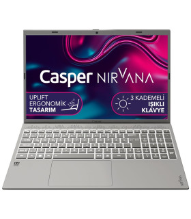 Casper Nirvana C550 1235-8V00T-G-F Intel Core i5 1235U 8GB 512GB Paylaşımlı 15.6″ Windows 11 Home Koyu Gri