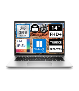 Hp Elitebook 840 G9 Intel Core i5 1235U 16GB 512GB Paylaşımlı 14″ Windows 11 Pro Gümüş Gri